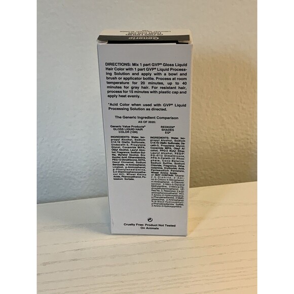 Generic Value Products 10N Lightest Neutral Blonde Perm Liquid Hair Toner Redken - Picture 3 of 4